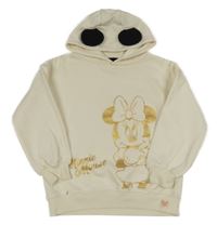 Bílá mikina s Minnie a kapucí Primark