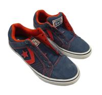 Tmavomodro-červené plátěnky Converse vel. 33