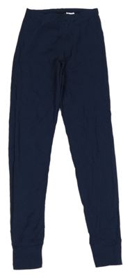 Tmavomodré pyžamové kalhoty H&M