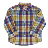 Bílo-barevná kostkovaná košile Next