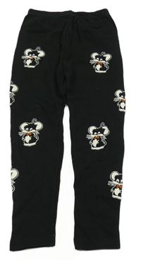 Černé legíny s myškami 