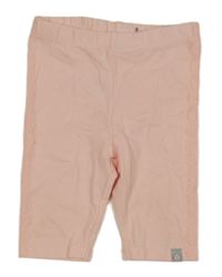 Světlerůžové crop legíny s krajkou Liegelind