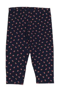 Tmavomodré vzorované legíny C&A