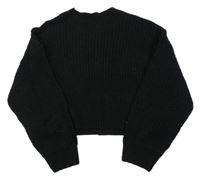 Černý crop svetr New Look