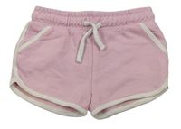 Světlerůžové teplákové kraťasy Primark