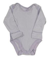 Lila-bílé pruhované body M&S