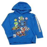 Tmavomodrá lehká mikina s Mariem a kapucí Next