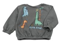 Šedá mikina s diny Primark