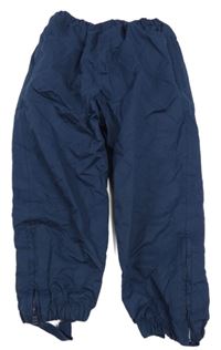 Tmavomodré šusťákové kalhoty Jojo Maman Bébé