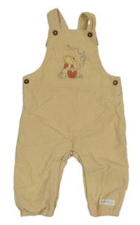 Pískové laclové manšestráky s Medvídkem Pú Disney