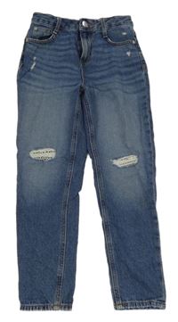 Modré rifle s prošoupáním River Island