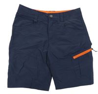 Tmavomodré outdoorové kraťasy Quechua