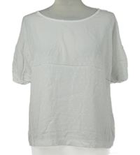 Dámská bílá vzorovaná halenka 