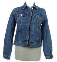 Dámská světlemodrá riflová crop bunda Primark 