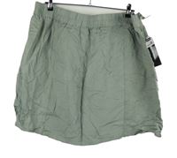 Nové - Dámská světllekhaki lněná sukně Dunnes 