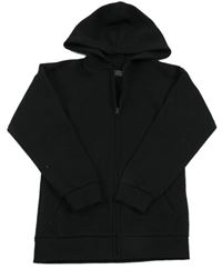 Černá propínací mikina s kapucí Primark