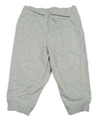 Bílo-světlešedé melírované tepláky C&A