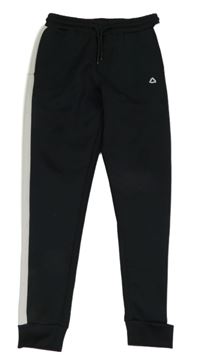 Černo-bílé sportovní tepláky Dunnes