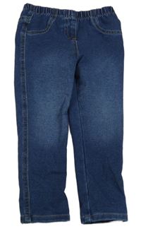 Tmavomodré tregíny rifllového vzhledu Matalan