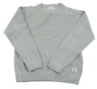 Šedý žebrovaný svetr Zara