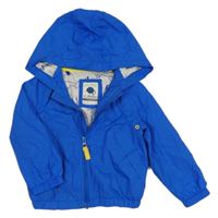 Modrá šusťáková jarní bunda s kapucí Lc waikiki