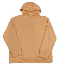 Meruňková mikina s nápisem a kapucí George