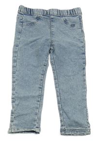 Světlemodré džegíny Sinsay