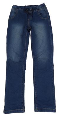 Tmavomodré teplákové rifle Y.F.K.