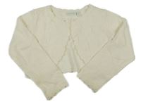 Smetanové pletené bolérko Jojo Maman Bébé