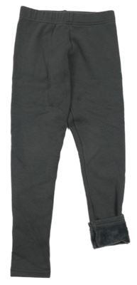 Tmavošedé zateplené legíny Primark