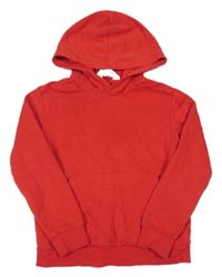 Červená mikina s kapucí H&M