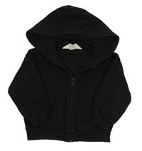 Černá propínací mikina s kapucí H&M