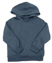 Modrošedá mikina s kapucí H&M