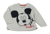 Šedá sametová mikina s Mickeym Primark