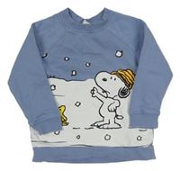 Modro-bílá mikina se Snoopym H&M