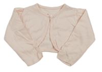 Broskvové bavlněné bolerko zn. Crafted 