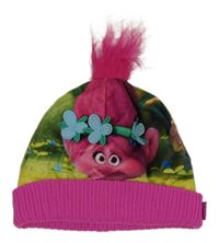Tmavorůžová čepice s Poppy Nutmeg vel. 7-10 let 