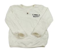 Smetanový lehký svetr se slonem George 