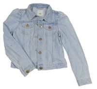 Světlemodrá riflová crop bunda River Island