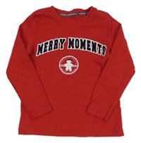 Červené triko s nápisem George 