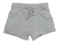 Šedé melírované teplákové kraťasy F&F