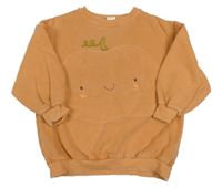 Oranžová oversize mikina s dýní Next