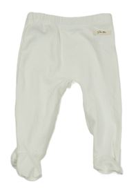 Bílé žebrované polodupky 