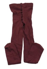 Mahagonové punčocháče H&M