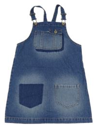 Modré riflové laclové šaty George 