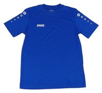 Kobaltově modré sportovní tričko s logem Jako
