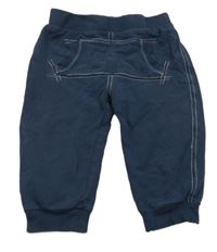 Tmavomodré tepláky s klokankou