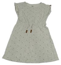 Šedé šaty s kotvami a puntíky Yigga