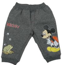 Šedé tepláky s Mickeym Disney