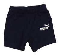 Tmavomodré kraťasy s logem Puma